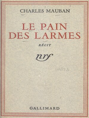cover image of Le pain des larmes